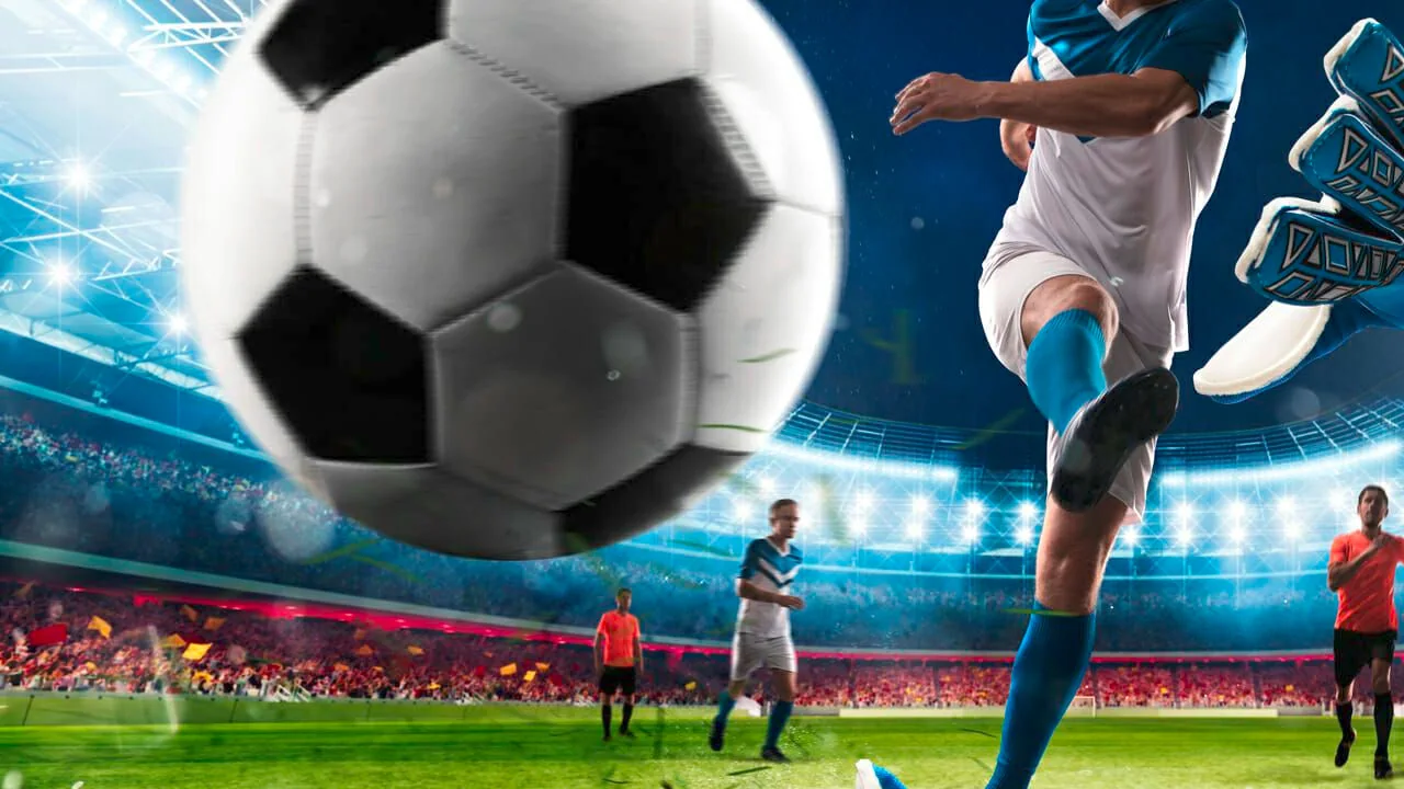Layar olahraga digital dengan beberapa kategori pertandingan untuk perangkat mobile
