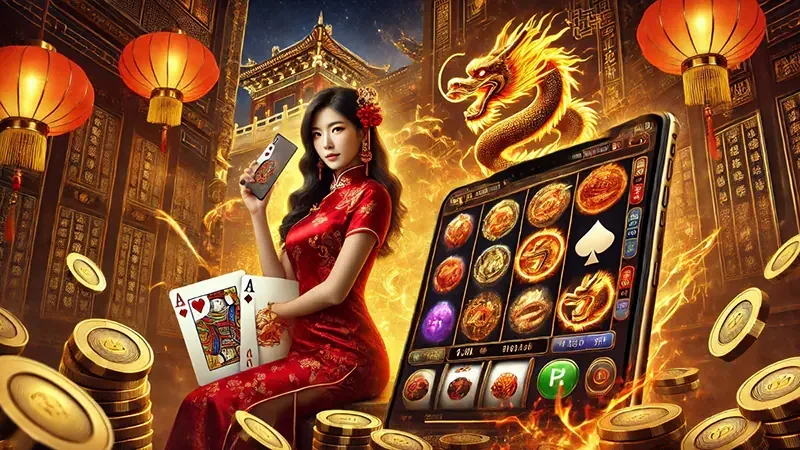 Reel slot mobile dengan simbol wild dan scatter